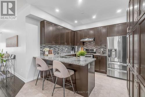 35 Crossbrooks Street, Markham (Cornell), ON - Indoor Photo Showing Kitchen With Stainless Steel Kitchen With Upgraded Kitchen