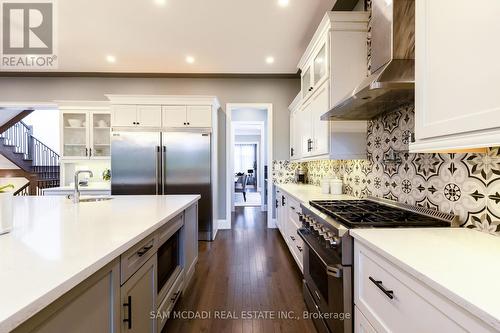 1285 Mineola Gardens, Mississauga (Mineola), ON - Indoor Photo Showing Kitchen With Stainless Steel Kitchen With Upgraded Kitchen