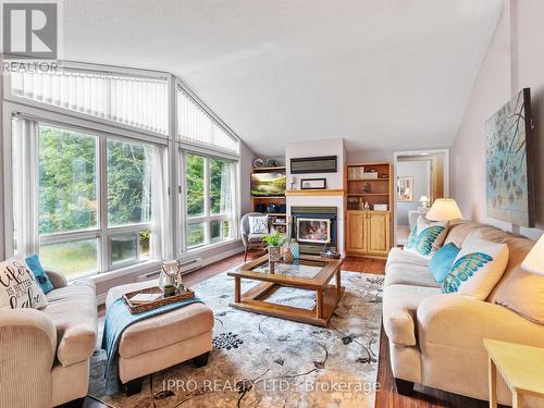 6 Lower Lane, Seguin, ON - Indoor Photo Showing Living Room With Fireplace