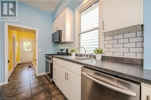 163 Stevenson Street S, Guelph, ON - Indoor Photo Showing Kitchen With Double Sink