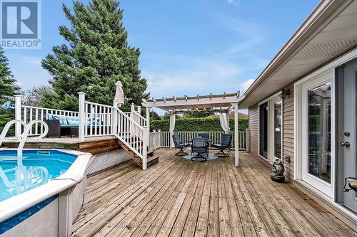 223 Garrard Road, Whitby (Blue Grass Meadows), ON - Outdoor With Above Ground Pool With Deck Patio Veranda With Exterior