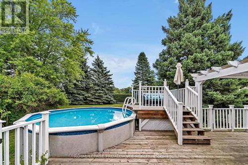 223 Garrard Road, Whitby (Blue Grass Meadows), ON - Outdoor With Above Ground Pool