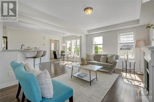 210 Clintonia Street, Ottawa, ON - Indoor Photo Showing Living Room With Fireplace