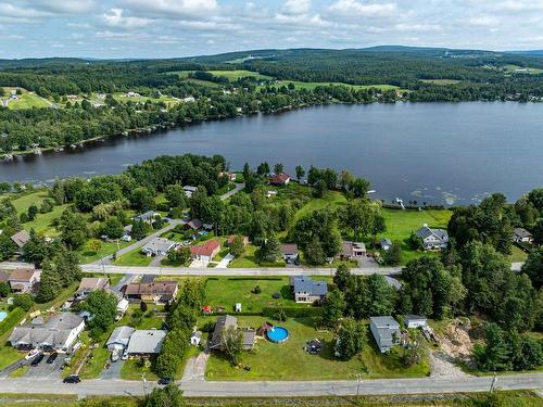 Aerial photo - 131 Rue Des Mésanges, Val-Des-Sources, QC - Outdoor With Body Of Water With View