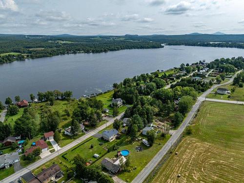 Photo aÃ©rienne - 131 Rue Des Mésanges, Val-Des-Sources, QC - Outdoor With Body Of Water With View