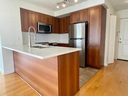 Cuisine - 409-1280 Rue St-Jacques, Montréal (Ville-Marie), QC - Indoor Photo Showing Kitchen With Double Sink