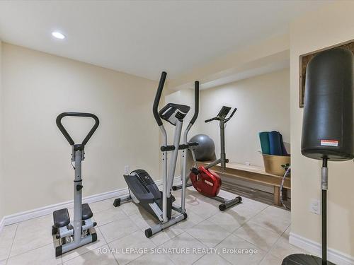 3588 Thorpedale Crt, Mississauga, ON - Indoor Photo Showing Gym Room