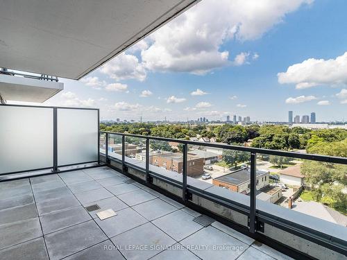 703-1195 The Queensway Ave, Toronto, ON - Outdoor With Balcony With View With Exterior