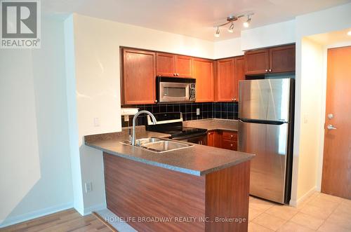 418 - 219 Fort York Boulevard, Toronto (Niagara), ON - Indoor Photo Showing Kitchen With Double Sink