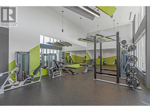 1181 Sunset Drive Unit# 1204, Kelowna, BC - Indoor Photo Showing Gym Room