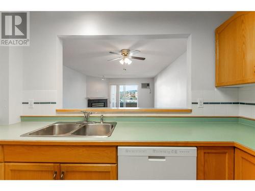 2401 South Main Street Unit# 202, Penticton, BC - Indoor Photo Showing Kitchen With Double Sink