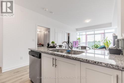 403 - 450 Dundas Street, Hamilton (Waterdown), ON - Indoor Photo Showing Kitchen With Double Sink