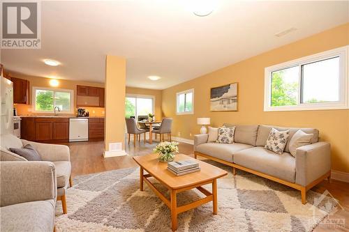 Virtually Staged Living/Dining Room - 2300 Highway 43 County Road, Smiths Falls, ON - Indoor Photo Showing Living Room