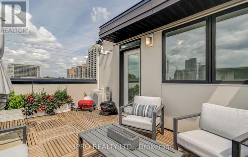 98 - 30 Fieldway Road, Toronto (Islington-City Centre West), ON - Outdoor With Deck Patio Veranda With Exterior