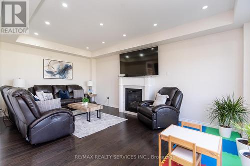 22 Wainwright Drive, Brampton (Northwest Brampton), ON - Indoor Photo Showing Living Room With Fireplace