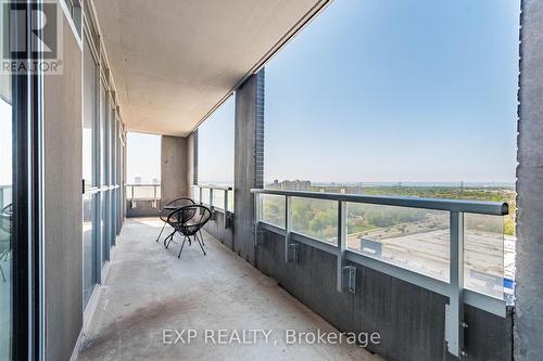 1406 - 2081 Fairview Street, Burlington, ON - Outdoor With Balcony With View With Exterior