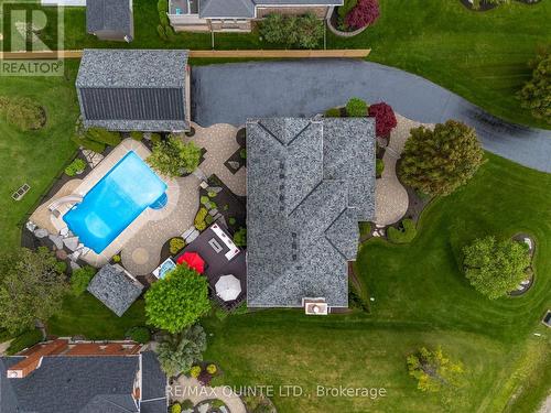 48 Settlers Landing Drive, Quinte West, ON - Outdoor With In Ground Pool With Deck Patio Veranda