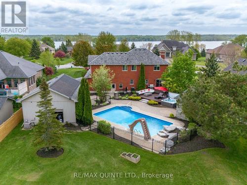 48 Settlers Landing Drive, Quinte West, ON - Outdoor With In Ground Pool With View