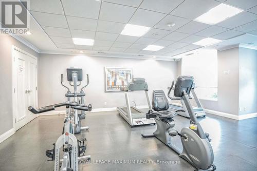 1002 - 30 North Park Road, Vaughan, ON - Indoor Photo Showing Gym Room