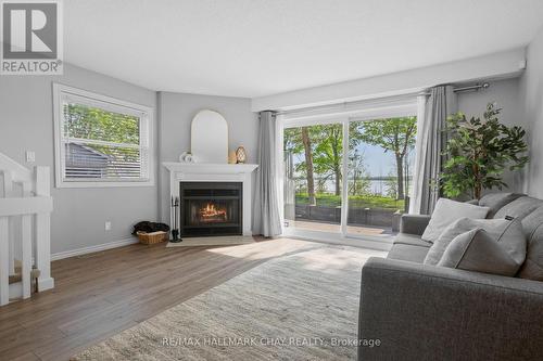 4 - 1 Olive Crescent, Orillia, ON - Indoor Photo Showing Living Room With Fireplace