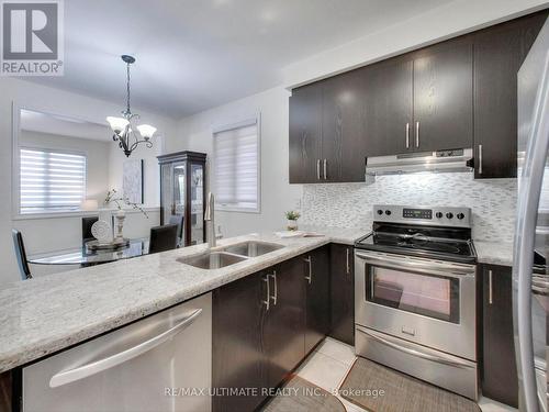 115 Pedwell Street, Clarington, ON - Indoor Photo Showing Kitchen With Stainless Steel Kitchen With Double Sink With Upgraded Kitchen