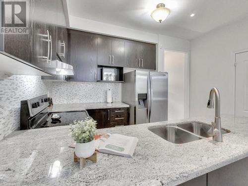 115 Pedwell Street, Clarington, ON - Indoor Photo Showing Kitchen With Double Sink With Upgraded Kitchen