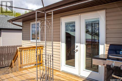 219 Lendrum Street, Melfort, SK - Outdoor With Deck Patio Veranda With Exterior