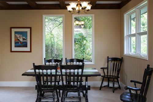 595 Valhalla Road, Nelson, BC - Indoor Photo Showing Dining Room