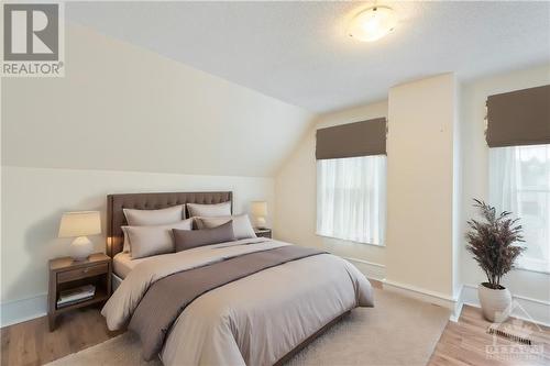 Virtually staged bedroom 2nd floor - 111 Thomas Street, Kemptville, ON - Indoor Photo Showing Bedroom