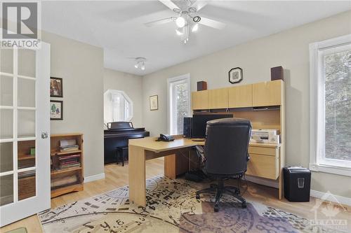 Main floor office/bedroom or family room.  So many options! - 620 Bayview Drive, Ottawa, ON - Indoor Photo Showing Office