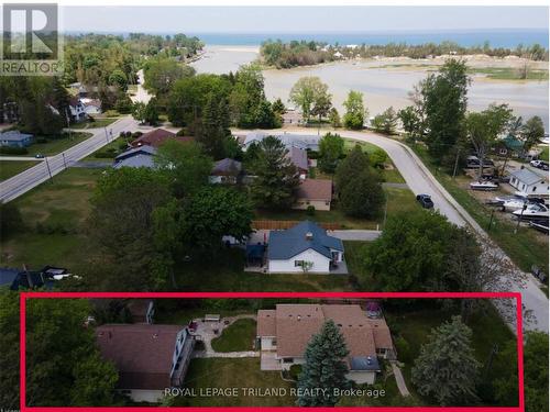 7575 Biddulph Street, Lambton Shores (Port Franks), ON - Outdoor With Body Of Water With View