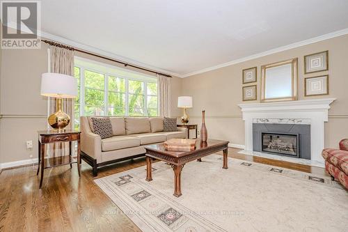 1288 Fairway Court, Burlington, ON - Indoor Photo Showing Living Room With Fireplace