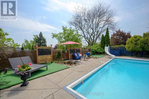 408 North Shore Boulevard W, Burlington, ON - Outdoor With In Ground Pool With Backyard