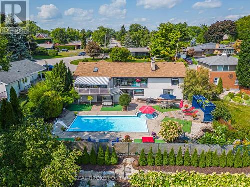 408 North Shore Boulevard W, Burlington, ON - Outdoor With In Ground Pool With View