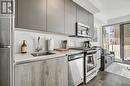 1706 - 2A Church Street, Toronto, ON  - Indoor Photo Showing Kitchen With Stainless Steel Kitchen With Upgraded Kitchen 