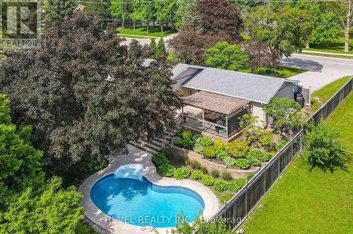 189 Angeline Street N, Kawartha Lakes, ON - Outdoor With In Ground Pool With Deck Patio Veranda With Backyard