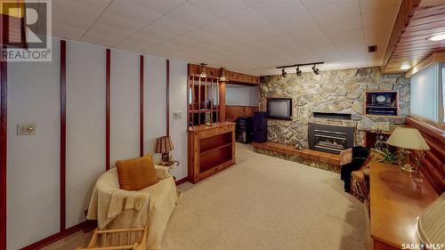 51 Daffodil Crescent, Regina, SK - Indoor With Fireplace