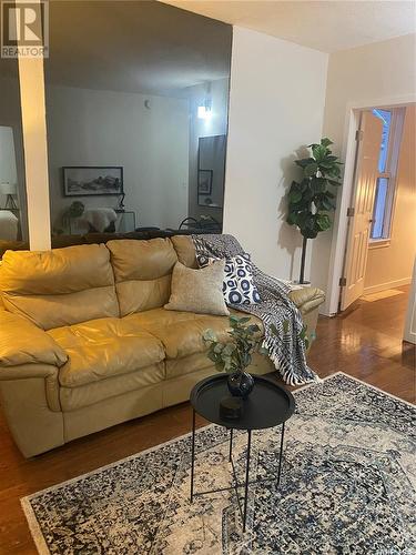 1133 Garnet Street, Regina, SK - Indoor Photo Showing Living Room With Fireplace
