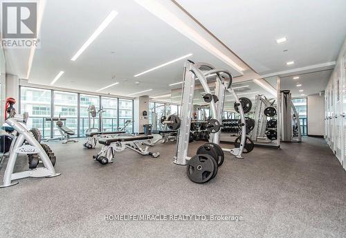 4818 - 30 Shore Breeze Drive, Toronto, ON - Indoor Photo Showing Gym Room