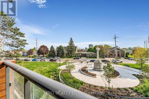 307 - 21 Park Street E, Mississauga, ON - Outdoor With Balcony With View