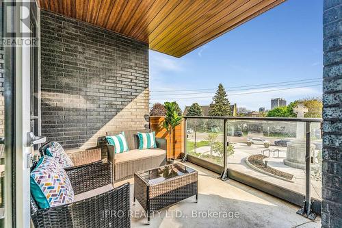 307 - 21 Park Street E, Mississauga, ON - Outdoor With Balcony With Exterior