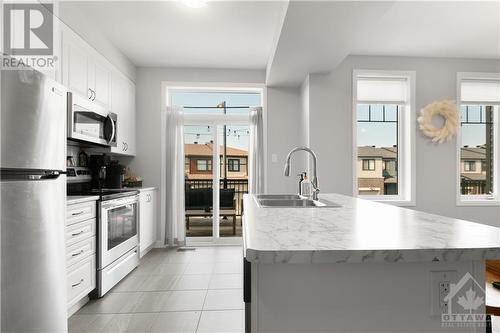 161 Attwell Private, Ottawa, ON - Indoor Photo Showing Kitchen With Double Sink