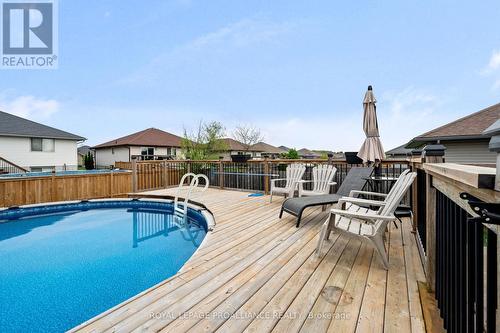 137 Lester Road, Quinte West, ON - Outdoor With Above Ground Pool With Deck Patio Veranda With Exterior