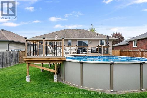 137 Lester Road, Quinte West, ON - Outdoor With Above Ground Pool With Deck Patio Veranda With Exterior