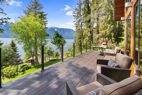 11989 Highway 3A, Boswell, BC - Outdoor With Body Of Water With Deck Patio Veranda