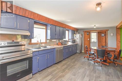 5450 340 Route, Haut-Paquetville, NB - Indoor Photo Showing Kitchen With Double Sink