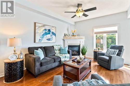 23 Tabb Avenue, Clarington, ON - Indoor Photo Showing Living Room With Fireplace