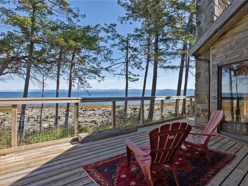 6055 Maclean Rd, Hornby Island, BC - Outdoor With Body Of Water With Deck Patio Veranda With View