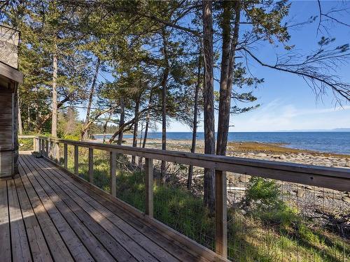 6055 Maclean Rd, Hornby Island, BC - Outdoor With Body Of Water With Deck Patio Veranda With View