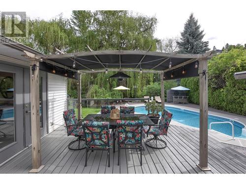 6907 Peach Orchard Road, Summerland, BC - Outdoor With In Ground Pool With Deck Patio Veranda With Exterior